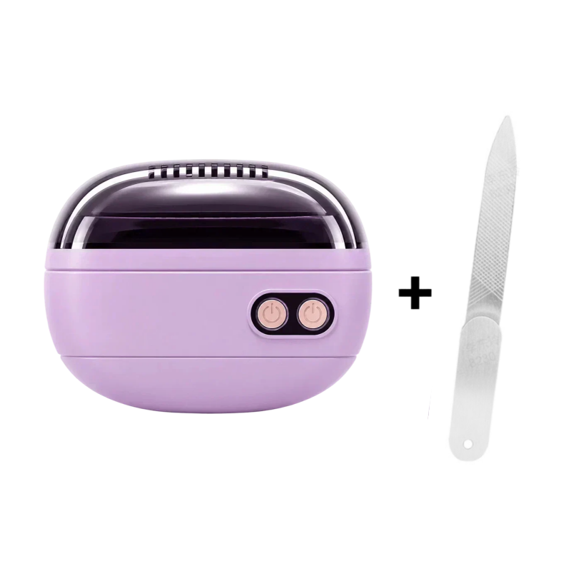💅50% OFF NOW ! ⚡2-in-1 Electric Nail Clipper with Polishing File – Automatic Cut & Grind Nails, Safe Quiet Design for Adults, Seniors & Babies