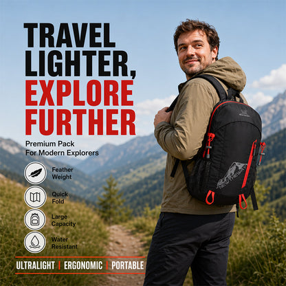 📢📢50% OFF !! ⏰Foldable Waterproof Camping Backpack