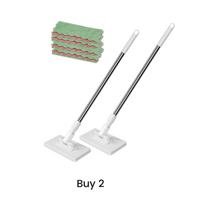 💦Last Day Sales 50% OFF🧹Disposable Dust Mop with 4 Reusable Cloths
