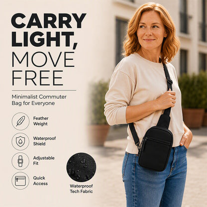 🎒50% OFF NOW ! ✨Upgraded 2.0 Travel Sling Bag | Anti-Theft, 500D Nylon, RFID Protection — Limited Time 50% Off
