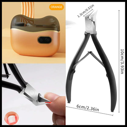 ⏳Last Day Special Price!!🚨 Lowest Price Ever, Don't Miss Out! 💅 2-in-1 Electric Nail Clipper & Polisher