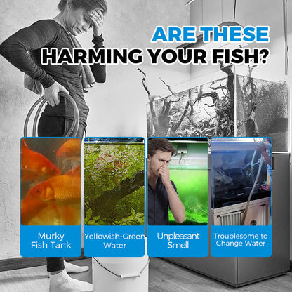 ⏰50% off Final Day⏰ Automatic Aquarium Filter System – Multi-Stage, Ultra-Quiet, Plug & Play 🐠