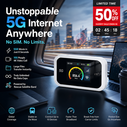 🔥New Hot Selling📶Mobile hotspot with full Wi-Fi coverage