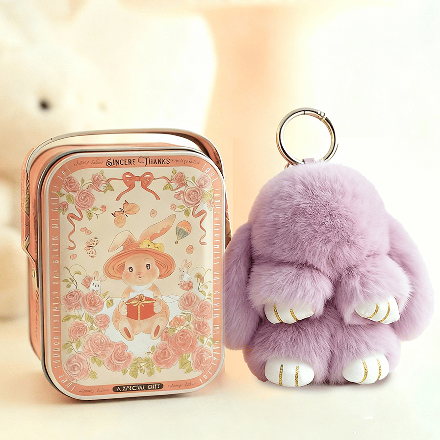 🏆LIMITED TIME SPECIAL SALE 50% OFF🐰Handmade Soft Bunny PomPom Charms