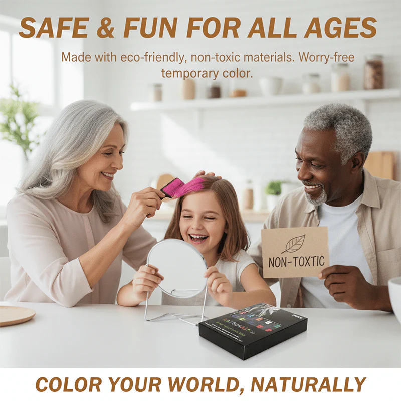 10PCS SET -🌈Festive Fun Hair Chalk Combs