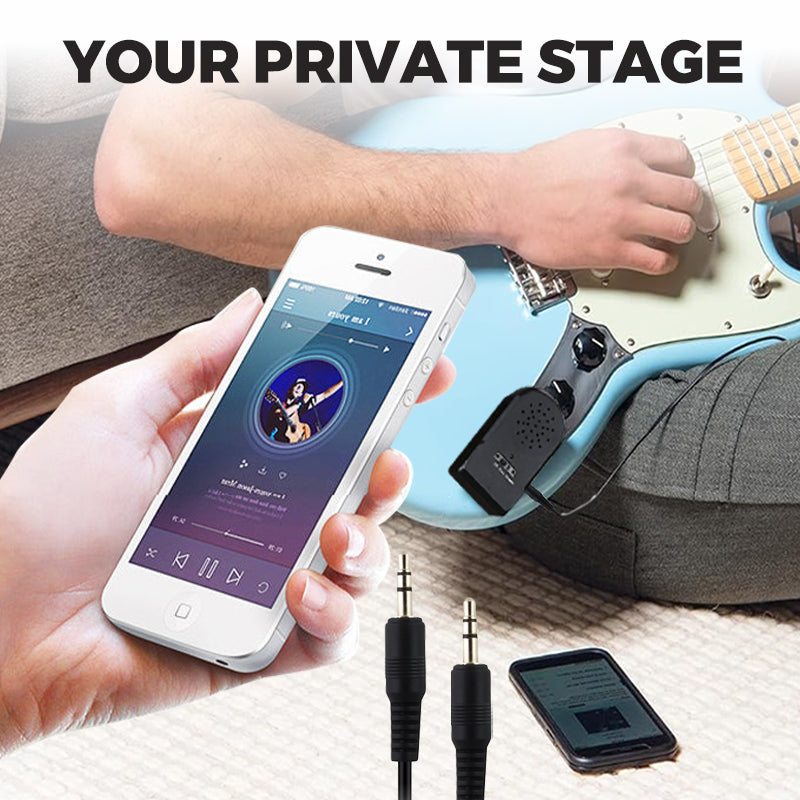 🌆 BUY 2 GET 1 FREE! 🎁 Mini Portable Guitar Amplifier Set 🎸 30W HD Sound 🔊