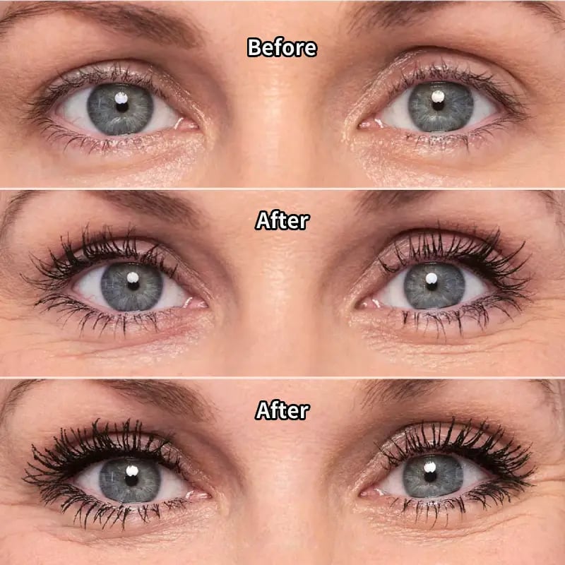 🖊️ LIMITED-TIME BUY 1 GET 1 FREE! ✨ All-Day Beautiful Lashes, Smudge-Proof! Waterproof Fiber Mascara for Natural Volume. 💖💃