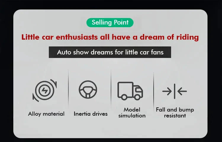 Alloy car simulation model toy