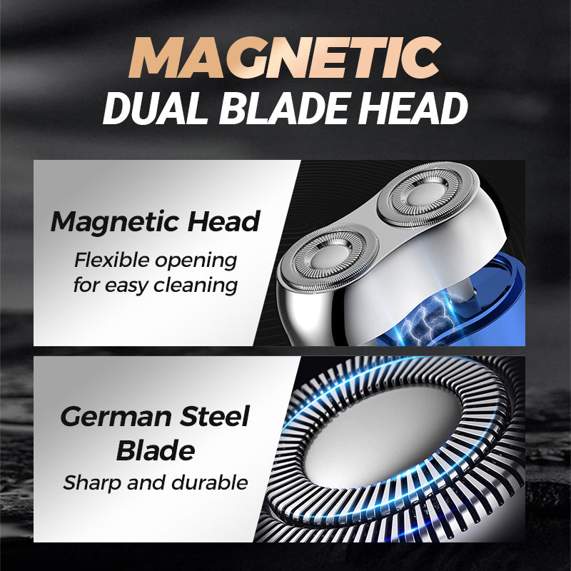 50% OFF🎁🎄2026 New Upgrade✨Mini Double Head Electric Shave