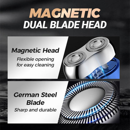 50% OFF🎁🎄2026 New Upgrade✨Mini Double Head Electric Shave