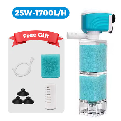 ⏰50% off Final Day⏰ Automatic Aquarium Filter System – Multi-Stage, Ultra-Quiet, Plug & Play 🐠