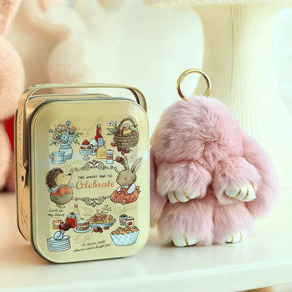 🏆LIMITED TIME SPECIAL SALE 50% OFF🐰Handmade Soft Bunny PomPom Charms