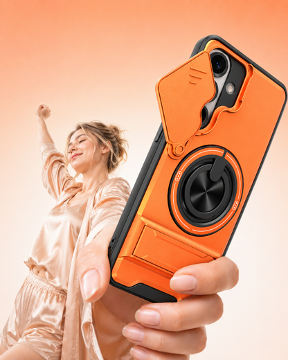 📱 LIMITED-TIME 50% OFF! ✨Samsung Phone Case – Heavy-duty with camera cover & ring stand – Shockproof, precise cutouts & 360° rotating grip – all-around protection 🔒