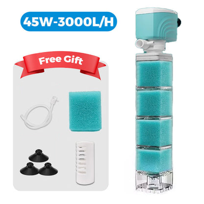⏰50% off Final Day⏰ Automatic Aquarium Filter System – Multi-Stage, Ultra-Quiet, Plug & Play 🐠