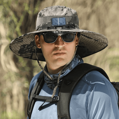☀️ SUMMER SALE☀️ Solar-Powered Cooling Hat with USB Fan – Stay Cool Anywhere!  🌊 Perfect for Fishing, Hiking, Golf & Outdoor Adventures!
