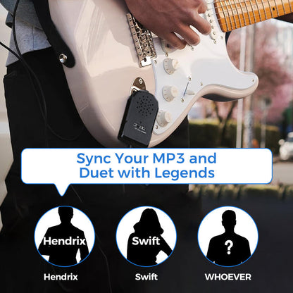 🌆 BUY 2 GET 1 FREE! 🎁 Mini Portable Guitar Amplifier Set 🎸 30W HD Sound 🔊