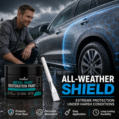 🥳 Hot Seller 🥳💞 Over 50,000 sold! 🔧🏠 50% off! Metal Rust-Proof Black & White Repair Paste—Repairs rusted car doors, railings, and tools. Forms a protective layer—no replacement needed! 🛡️✨