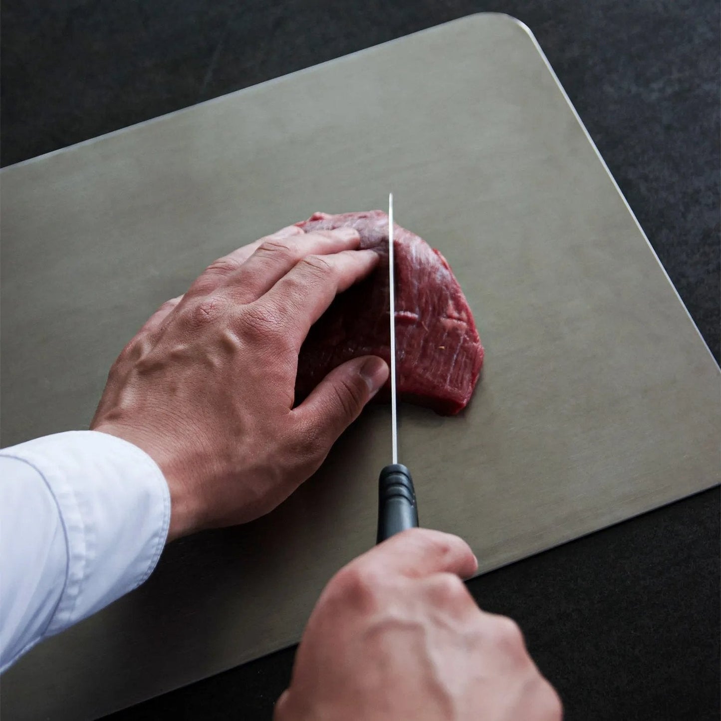 🔥2026 Kitchen Hot Sale 49% OFF🔥Antibacterial Stainless Steel Cutting Board
