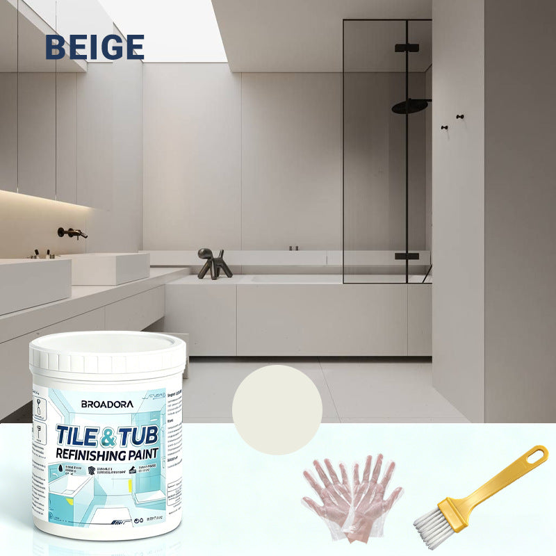 🥳HOT SALE🥳🛁🎨 50% OFF! Tile & Tub Refinishing Paint Kit – Waterproof, anti‑slip finish. Covers stains & cracks. Easy DIY, no pro needed. ✨🛡️