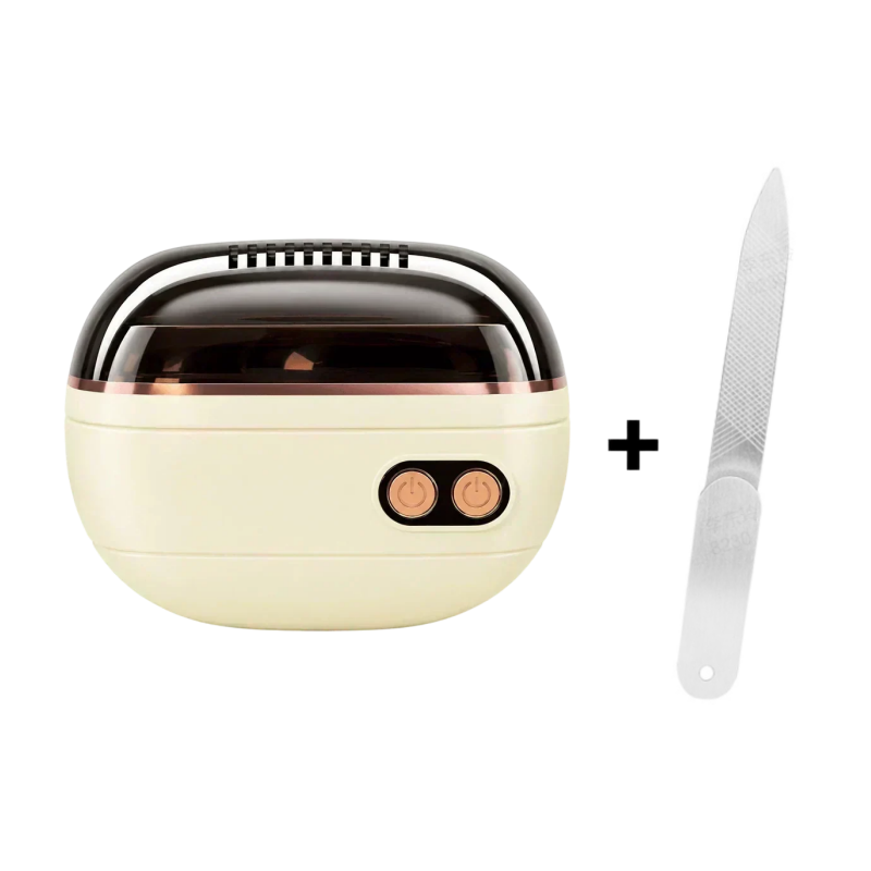 💅50% OFF NOW ! ⚡2-in-1 Electric Nail Clipper with Polishing File – Automatic Cut & Grind Nails, Safe Quiet Design for Adults, Seniors & Babies