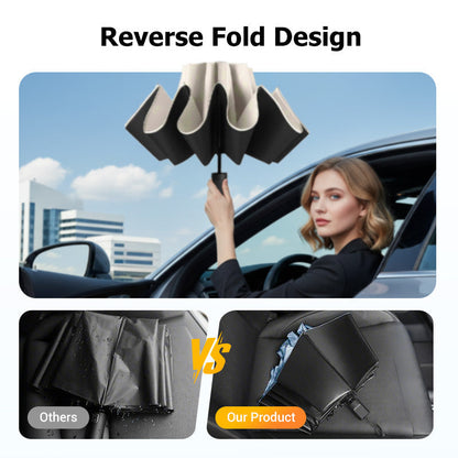 📢  HOT SALE 49% OFF ☔12-Rib Large Foldable Windproof Umbrella