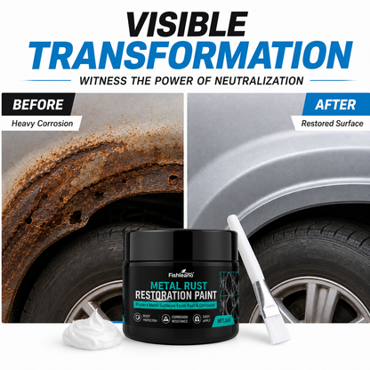 🥳 Hot Seller 🥳💞 Over 50,000 sold! 🔧🏠 50% off! Metal Rust-Proof Black & White Repair Paste—Repairs rusted car doors, railings, and tools. Forms a protective layer—no replacement needed! 🛡️✨