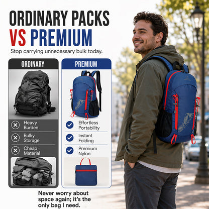 📢📢50% OFF !! ⏰Foldable Waterproof Camping Backpack