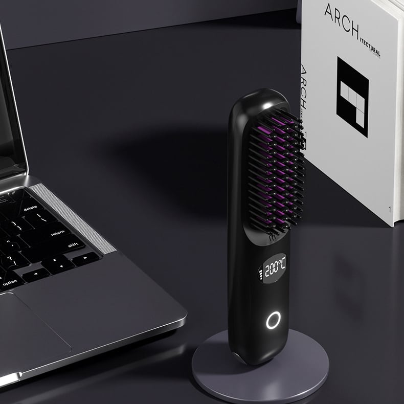 🎄Christmas Sale 60% OFF🔥2-in-1 Straightening & Cordless Hair Straightener with LED Display