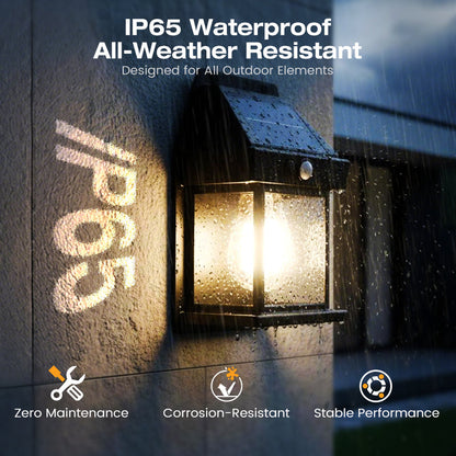 ✨ 50% OFF! 🏡 Solar Tungsten Wall Light – Auto-on, warm glow & wire-free ✨