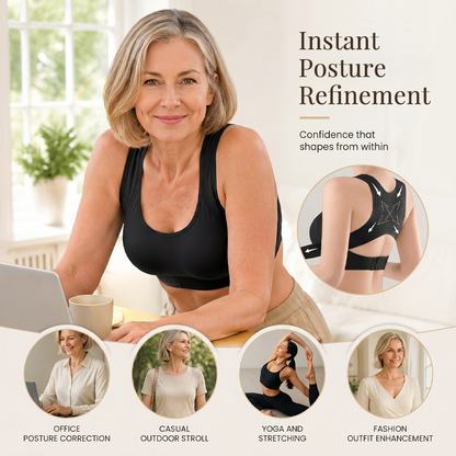 🔥🔥Women’s Beige Wireless Bra, Soft Breathable Non-removable Moulded Cups, Yoga Fitness Sportswear for Gym & Daily Training🔥