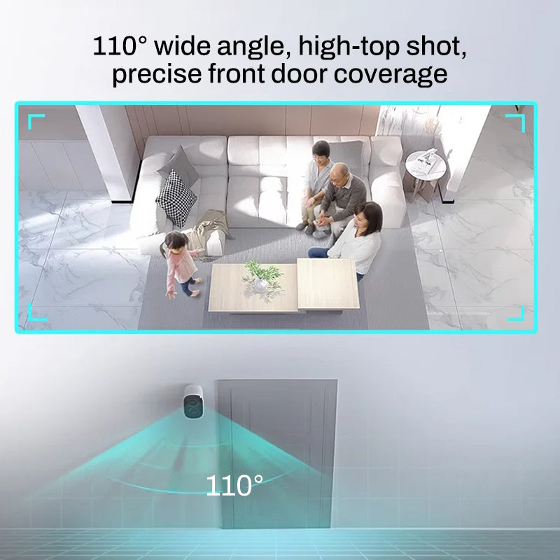 📷Wireless night vision camera – intelligent security around the clock!