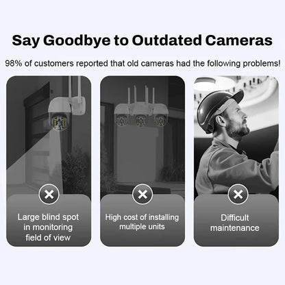 📷Wireless night vision camera – intelligent security around the clock!