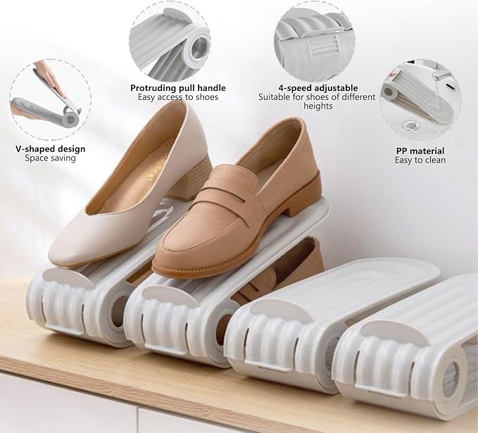 🎁Hot Sale⏳Shoes Storage Rack Save Space
