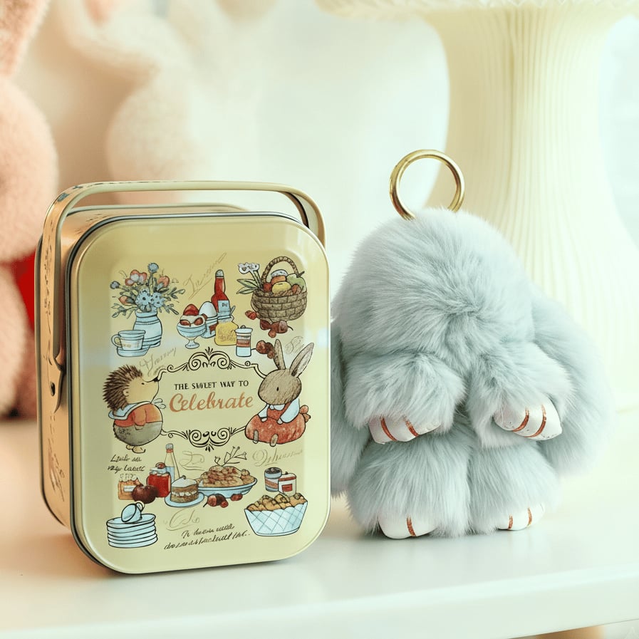 🏆LIMITED TIME SPECIAL SALE 50% OFF🐰Handmade Soft Bunny PomPom Charms