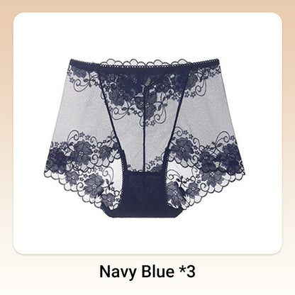 💥Hot Sale 50%OFF😍Women's Hand-Crocheted Lace High-Rise Boxer Briefs