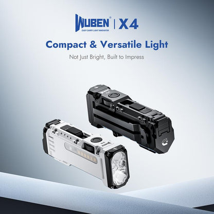 LED work light with 180° rotating head