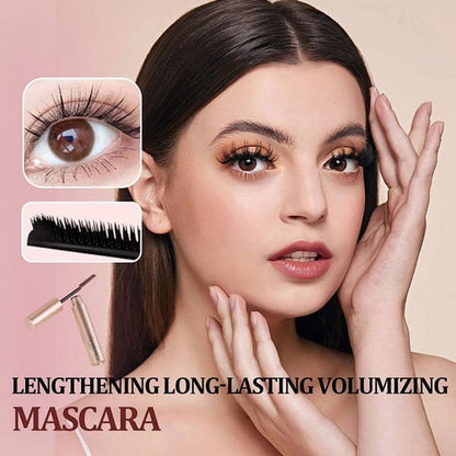 🖊️ LIMITED-TIME BUY 1 GET 1 FREE! ✨ All-Day Beautiful Lashes, Smudge-Proof! Waterproof Fiber Mascara for Natural Volume. 💖💃