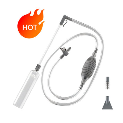 🐠 49% OFF LIMITED STOCK! ✨ Aquarium Vacuum Cleaner with Siphon - Gravel Filter & Flow Control for Effortless Water Change & Tank Maintenance 💦🌿