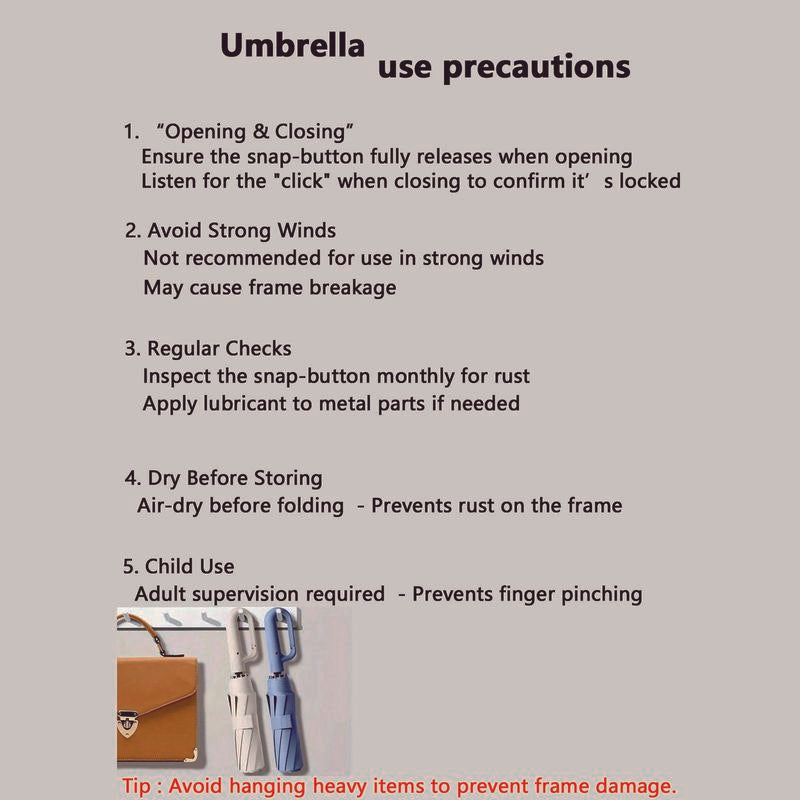 ⏳LIMITED-TIME 50% OFF! ⏰☔Automatic Folding Umbrella – Windproof, Waterproof & Compact