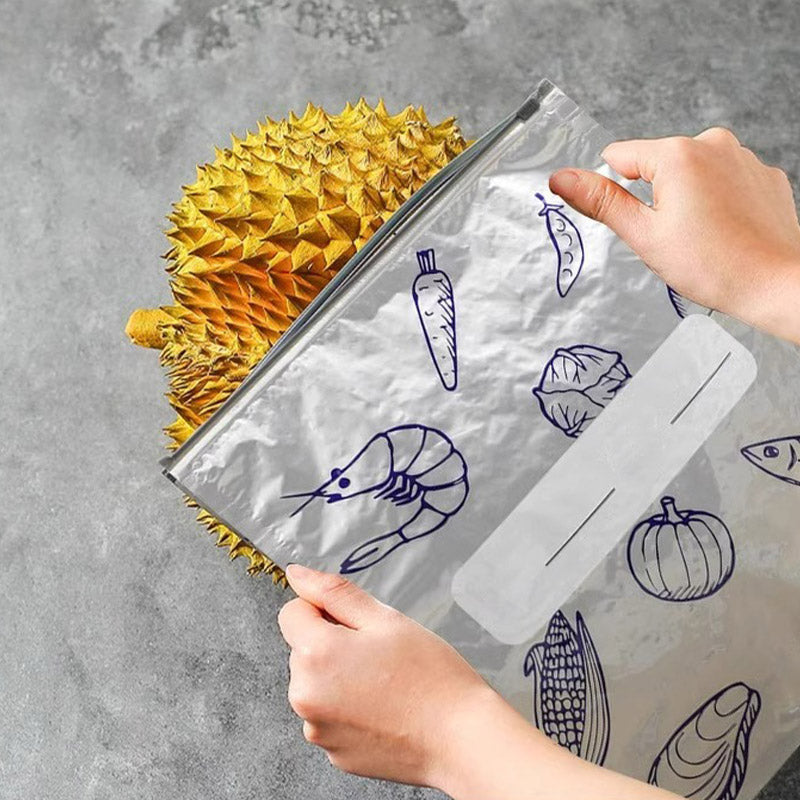 💥 BUY 3 GET 2 FREE! 🥡 Reusable Aluminum Foil Sealable Storage Bags – Eco-Friendly & Convenient ✨