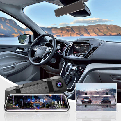 🔥2026 Hot Sale✈️Touch Screen Rear View Mirror Dash Cam Smart Mirror