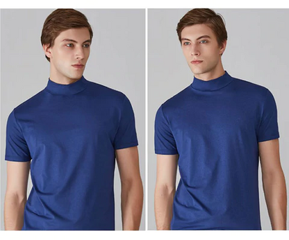 🔈🔈2026 Hot Sale - 50% OFF🎁High Neck Slim Fit T-shirt for Men