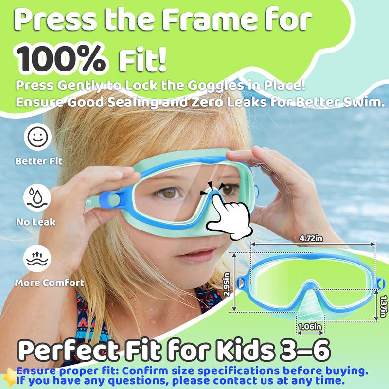 ⏳LAST DAY SALE ONLY $29.99!!🔥Vvinca Kids’ Anti-Choke Swim Goggles🥽UV Protection • Anti-Fog • Shatterproof Lenses • With Nose Cover🏊‍♀️✨Perfect for Swimming Lessons, Beach & Summer Holidays ☀️🇬🇧