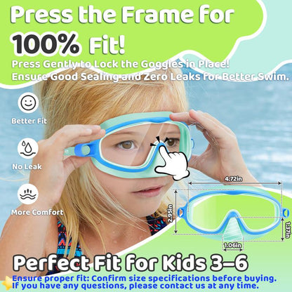 ⏳LAST DAY SALE ONLY $29.99!!🔥Vvinca Kids’ Anti-Choke Swim Goggles🥽UV Protection • Anti-Fog • Shatterproof Lenses • With Nose Cover🏊‍♀️✨Perfect for Swimming Lessons, Beach & Summer Holidays ☀️🇬🇧