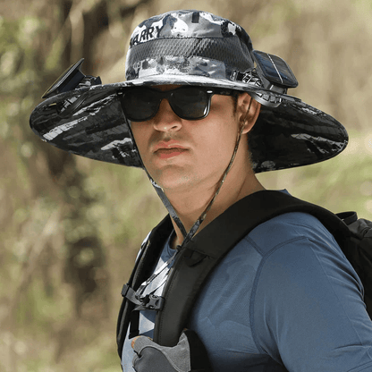 ☀️ SUMMER SALE☀️ Solar-Powered Cooling Hat with USB Fan – Stay Cool Anywhere!  🌊 Perfect for Fishing, Hiking, Golf & Outdoor Adventures!