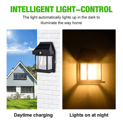 ✨ 50% OFF! 🏡 Solar Tungsten Wall Light – Auto-on, warm glow & wire-free ✨