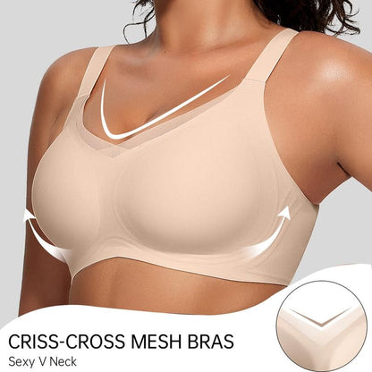 🎉Women Wireless V-Neck Mesh Bralette