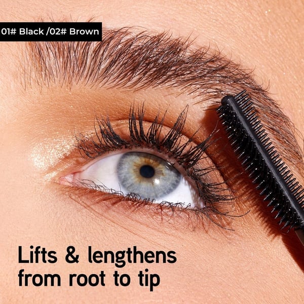 🖊️ LIMITED-TIME BUY 1 GET 1 FREE! ✨ All-Day Beautiful Lashes, Smudge-Proof! Waterproof Fiber Mascara for Natural Volume. 💖💃