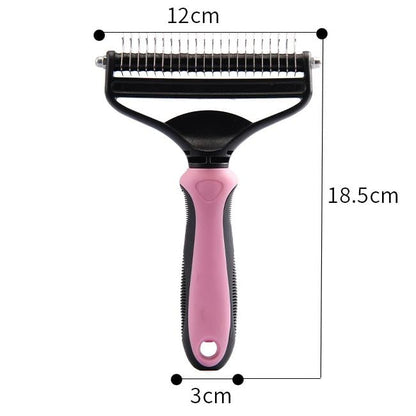 🐾 LIMITED TIME 50% OFF! ✨ Professional Pet Deshedding Tool – Gentle, 2-in-1, Efficient ✨