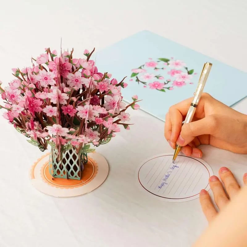 💗35K+ SOLD! 🌼💌 Forever-Blooming 3D Flower Pop-Up Card– Personalized Love Message & Everlasting Bloom 🎁